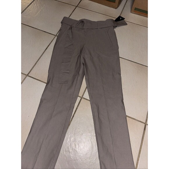 JL Jules & Leopold Women Pull On Slim Leg Ankle Pants Stretch Small Grey - Picture 2 of 5